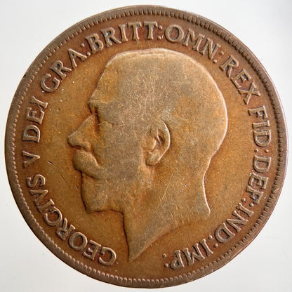1918-KN George V One Penny British Coin | Collectable Grade
