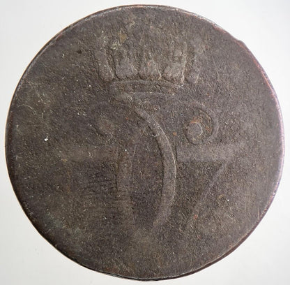 1771 Denmark 1 Skilling Danske Coin | Collectable Grade | a9692