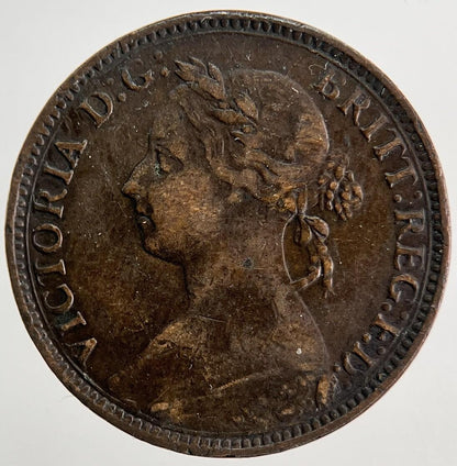 1891 Victoria Farthing Coin | Very High Grade | a9742