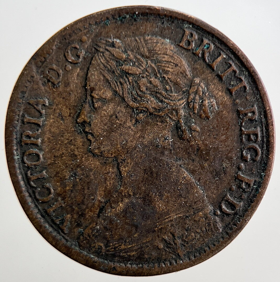 1866 Victoria British Farthing Coin | Collectable Grade