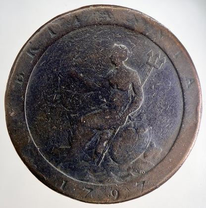 1797 George III 3rd Cartwheel One Penny Coin | Collectable Grade | a9640