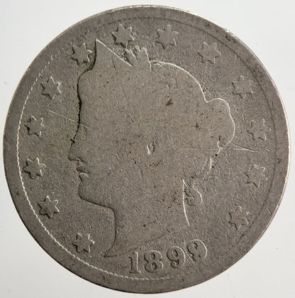 1899 US USA Liberty 5 V Cent Coin | Collectable Grade | a5703