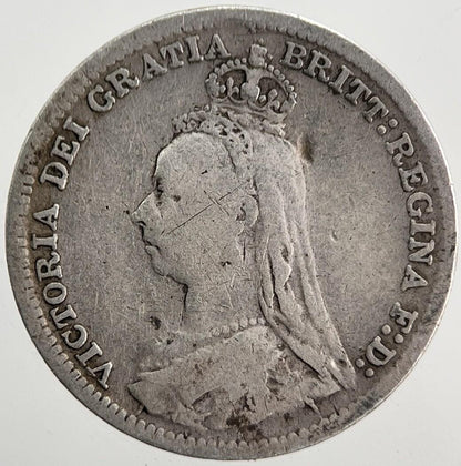 1890 Victoria Threepence Silver Coin | Collectable Grade | a5723