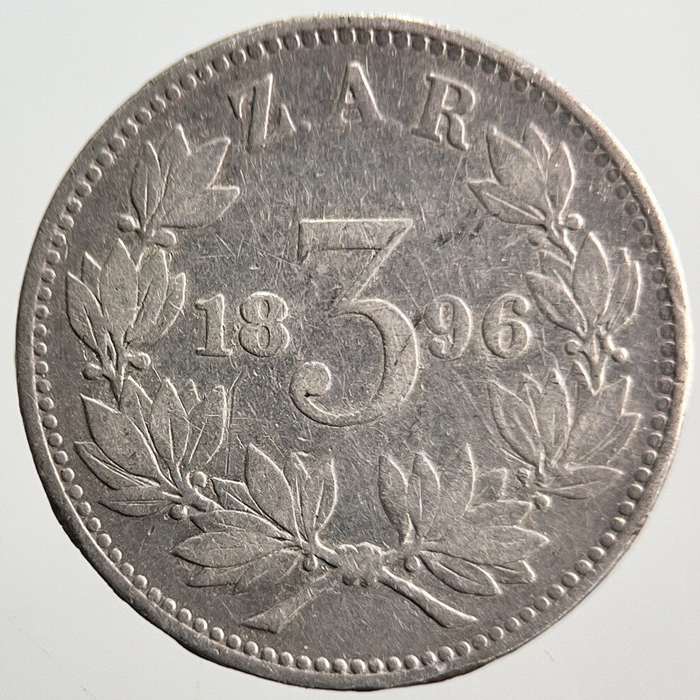 1896 South Africa Threepence Silver Coin | Collectable Grade