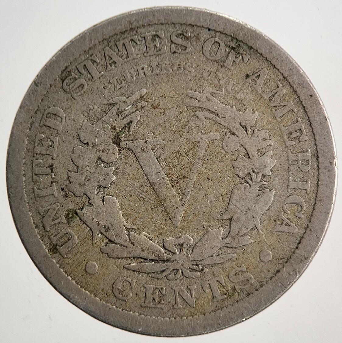 1907 US USA Liberty 5 V Cent Coin | Collectable Grade | a5699