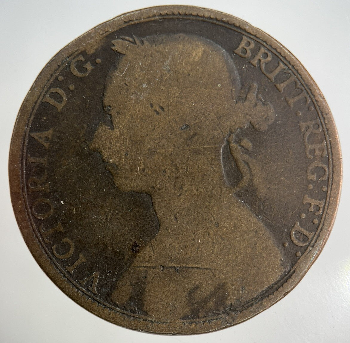 1891 Victoria One Penny Coin | Collectable Grade