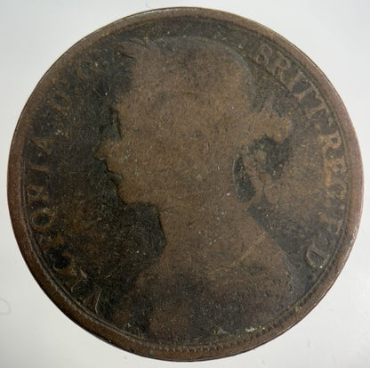 1880 Victoria One Penny Coin | Collectable Grade
