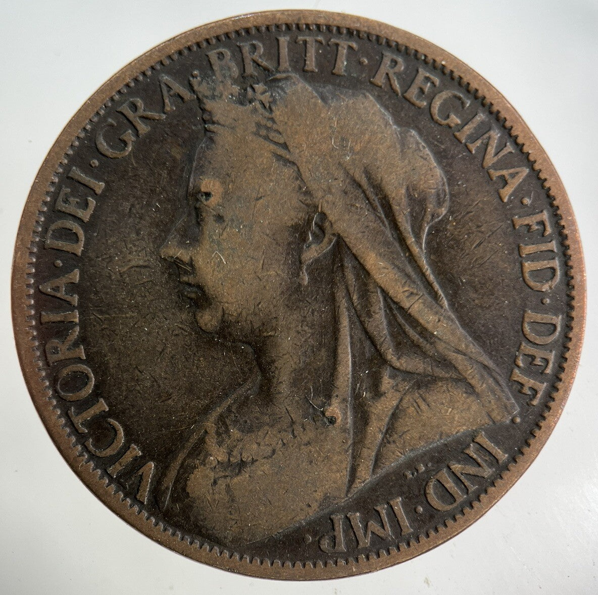 1900 Victoria One Penny Coin | Collectable Grade