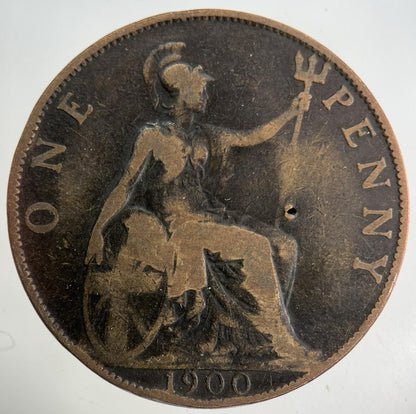 1900 Victoria One Penny Coin | Collectable Grade