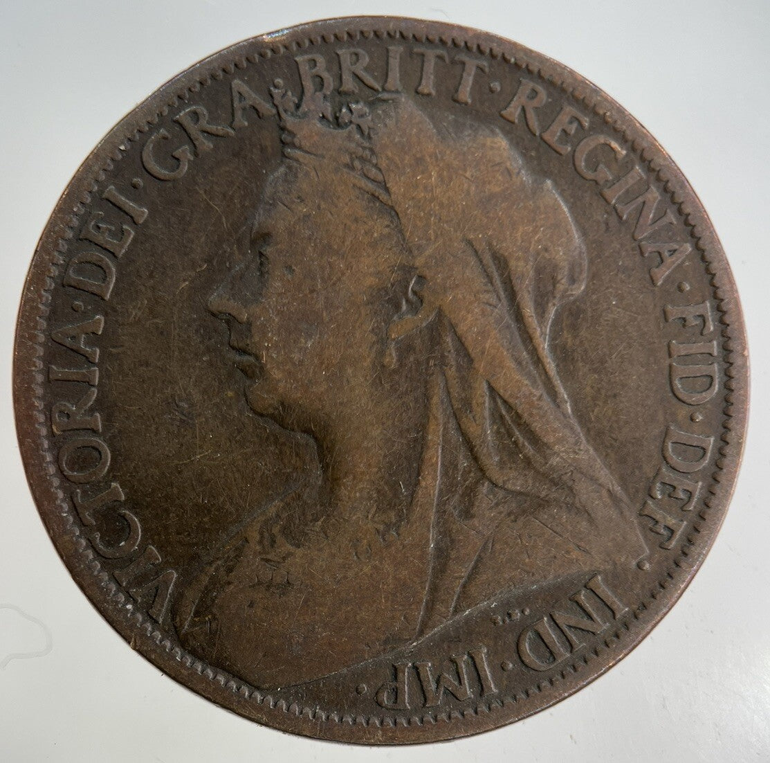 1901 Victoria One Penny Coin | Collectable Grade