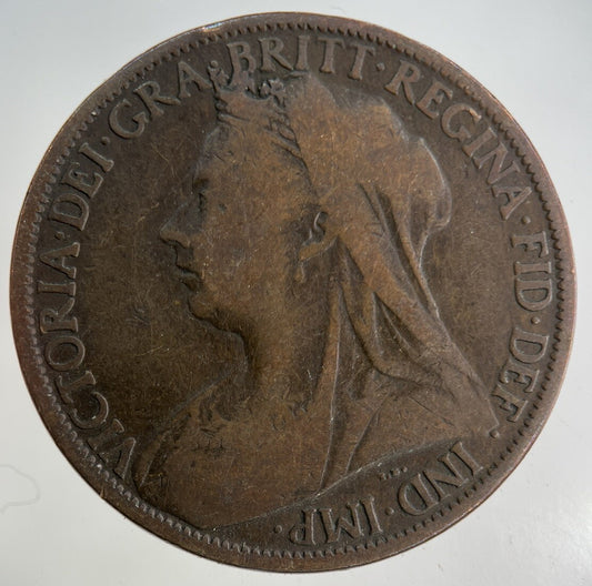 1901 Victoria One Penny Coin | Collectable Grade