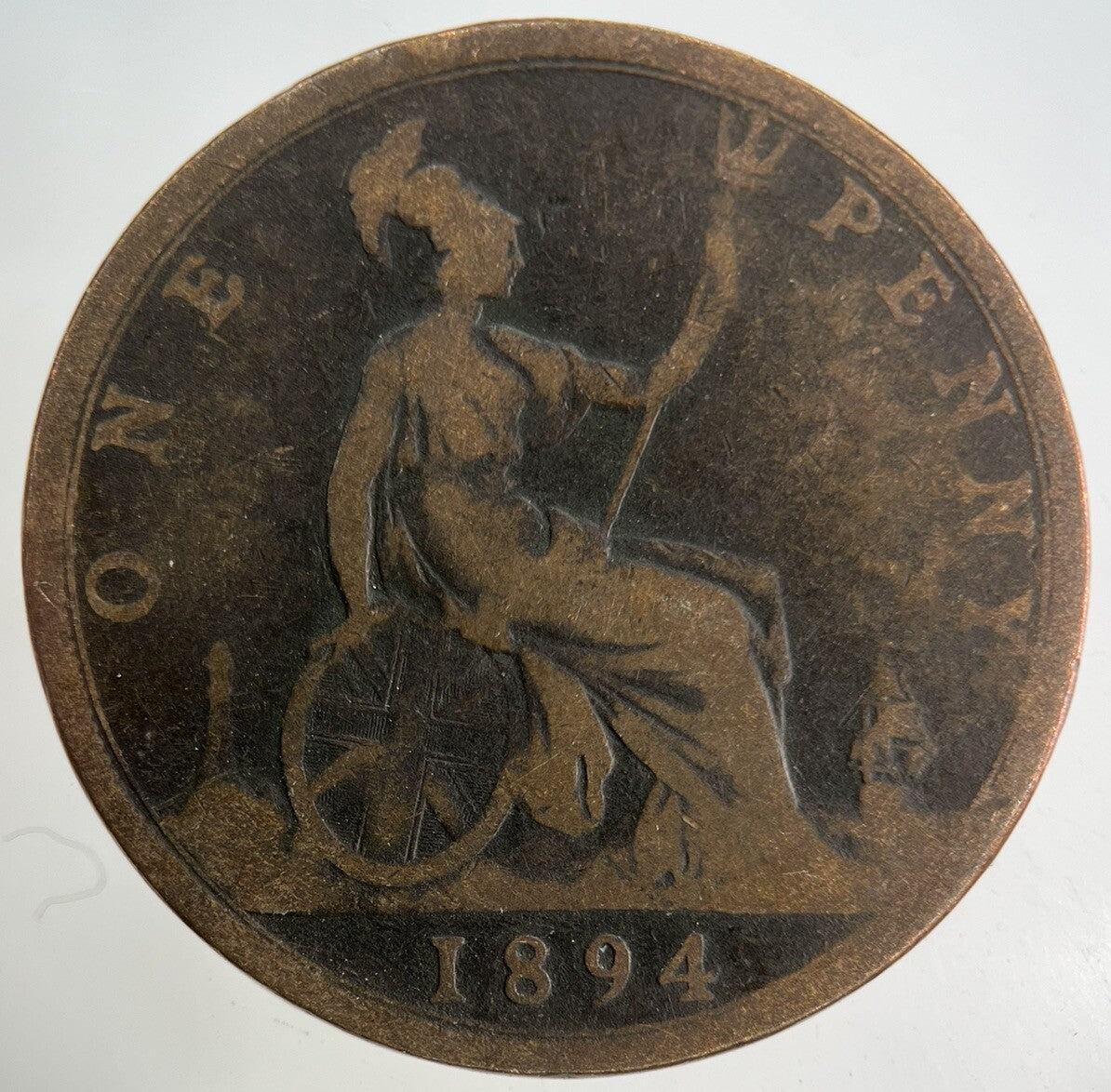 1894 Victoria One Penny Coin | Collectable Grade