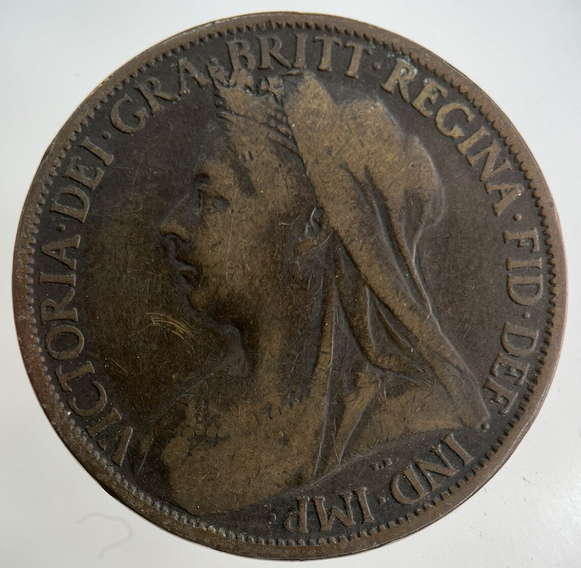 1901 Victoria One Penny Coin | Collectable Grade