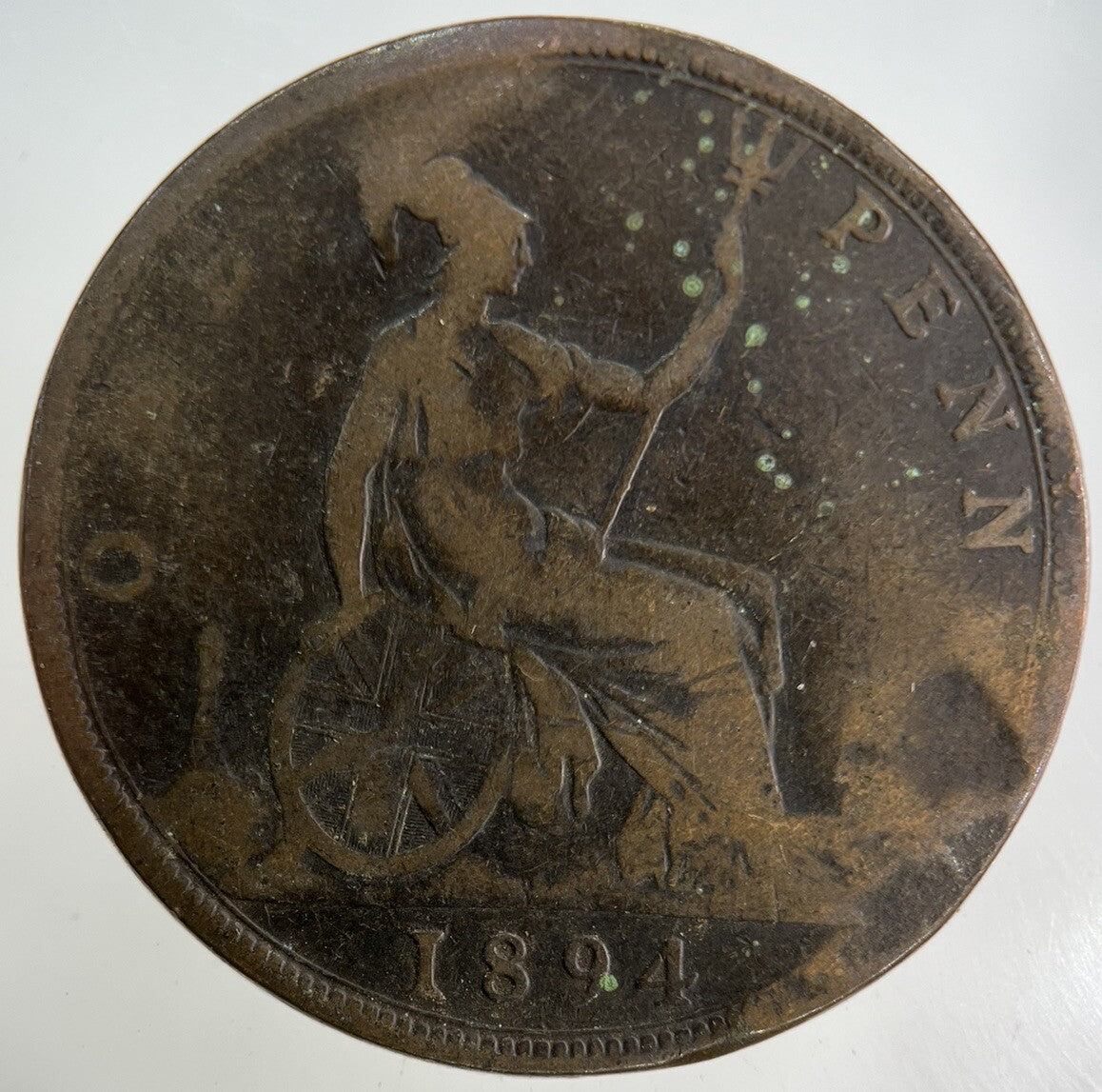 1894 Victoria One Penny Coin | Collectable Grade