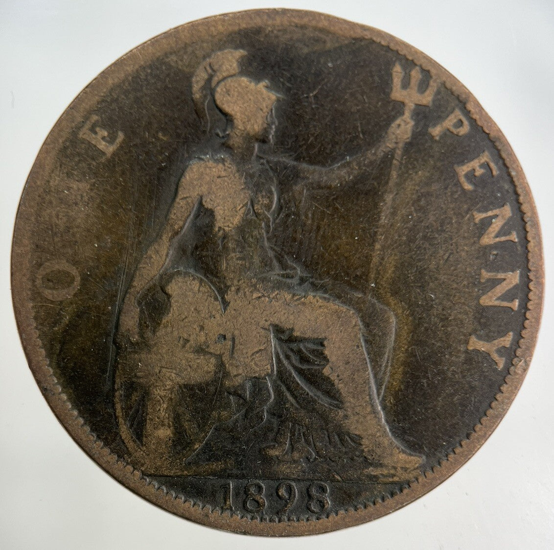 1898 Victoria One Penny Coin | Collectable Grade