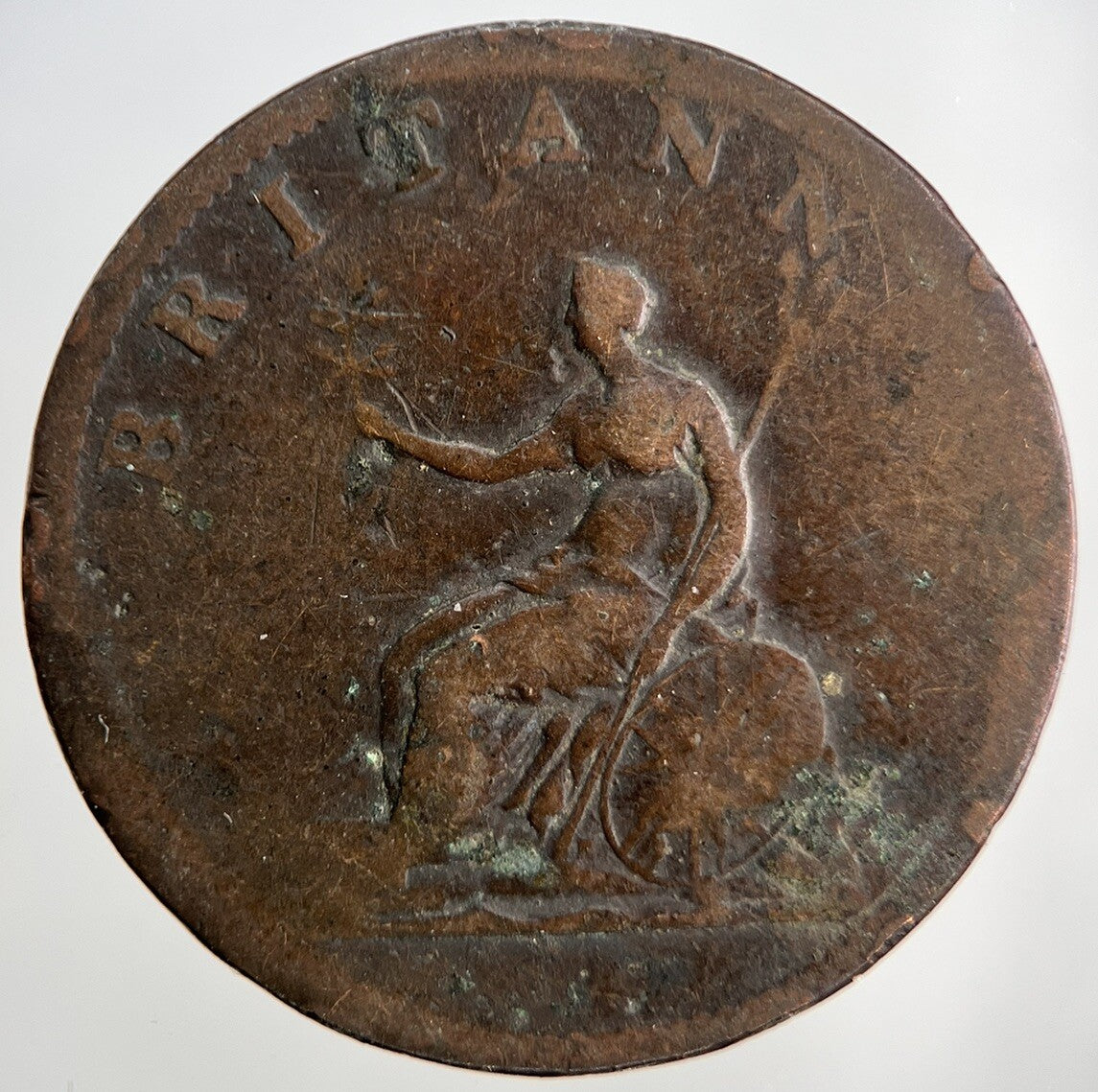 1806 George III Half-Penny | British Coin | Collectable Grade | a1804