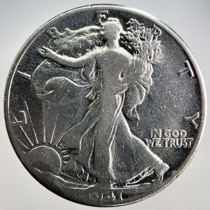 1941 US USA Liberty Half Dollar Silver Coin | Collectable Grade