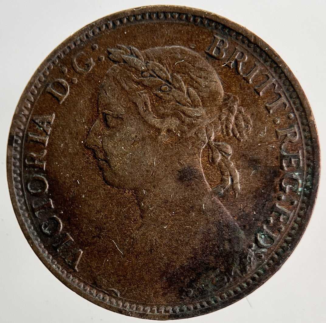 1893 Victoria Farthing Coin | Very High Grade | a9741