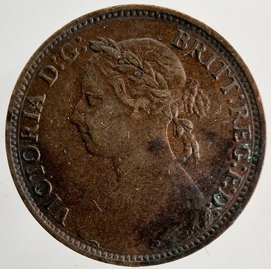 1893 Victoria Farthing Coin | Very High Grade | a9741