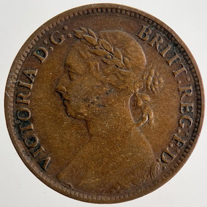 1890 Victoria Farthing Coin | Very High Grade | a9761