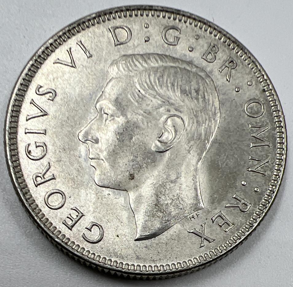 1945 George VI Florin | British Silver Coin | Very Fine Grade | a1065