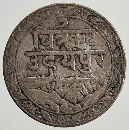 1928 India 1/16 Silver Rupee Singh State Mewar Coin | Collectable Grade | a1423