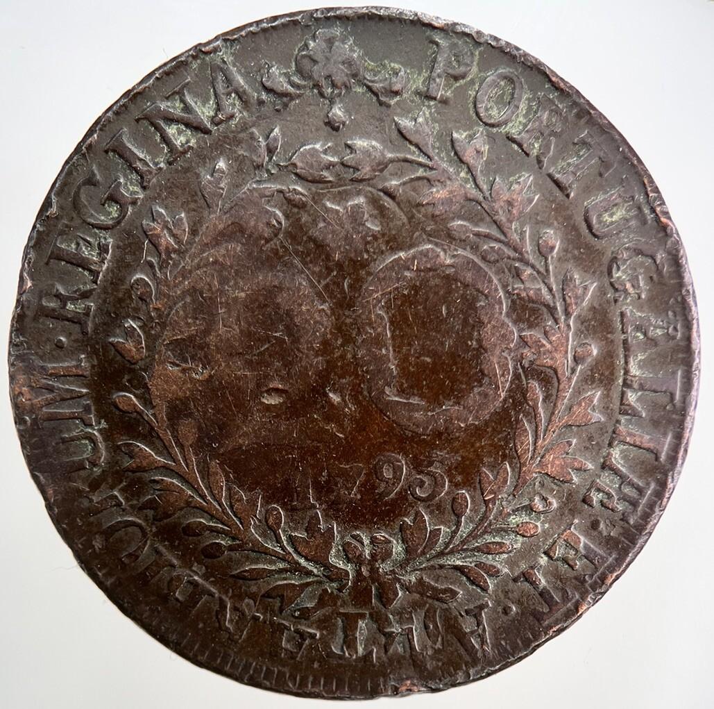 1795 Portugal 20 Reis Coin | Fine Collectable Grade | a1339