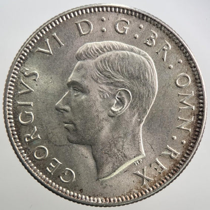 1945 George VI Florin British Silver Coin | Very High Grade