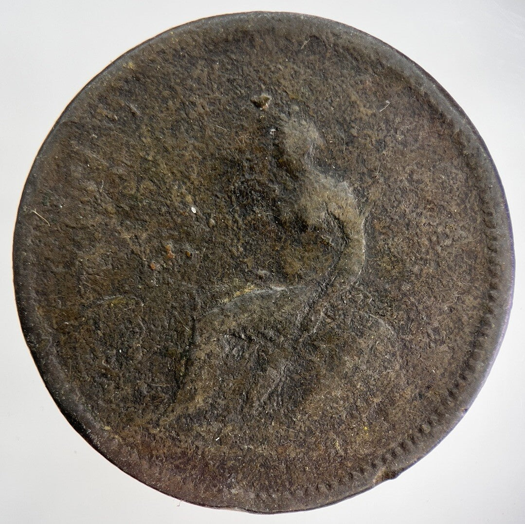 1806 George III Penny Coin | Worn Grade | a1762