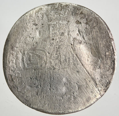 16xx William III Sixpence | British Silver Coin | Worn Grade | a1822