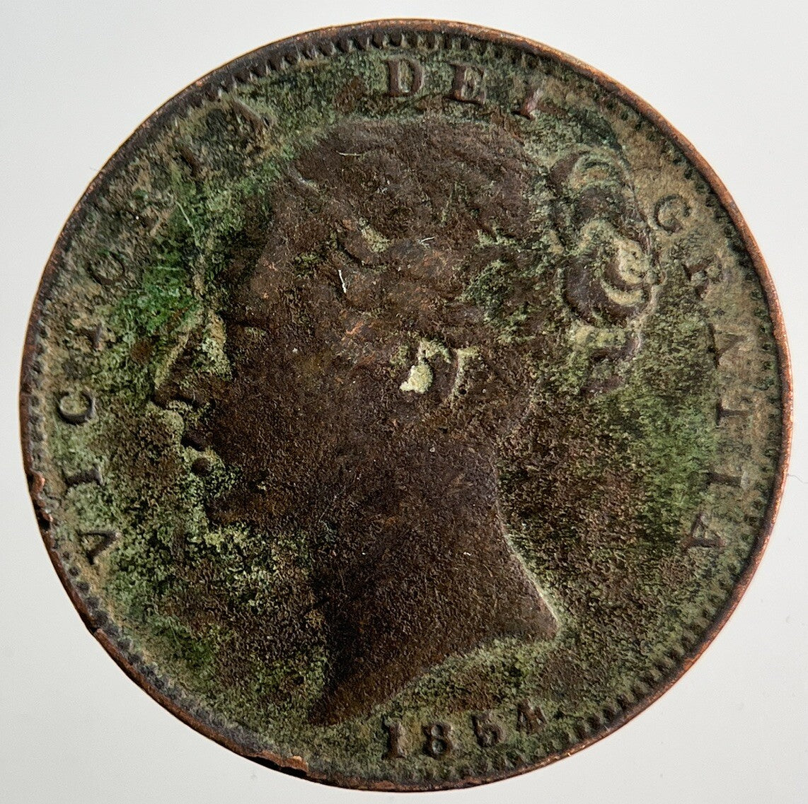 1854 Victoria Farthing Coin | Fine Collectable Grade | a9744