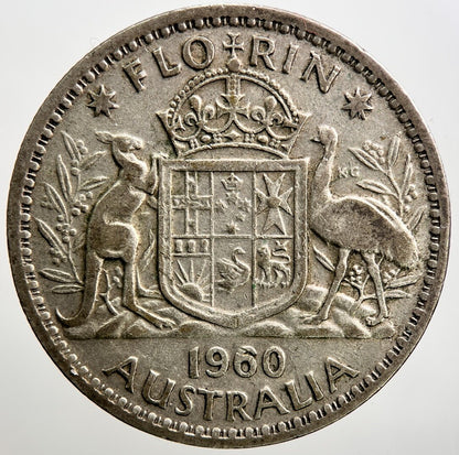1960 Australia Florin Silver Coin | Collectable Grade | a1208
