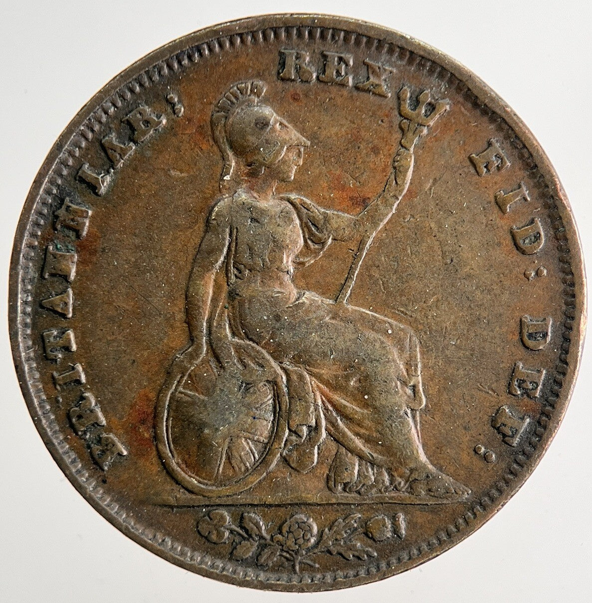 1835 William IV Farthing | Fine Collectable Grade | a9650