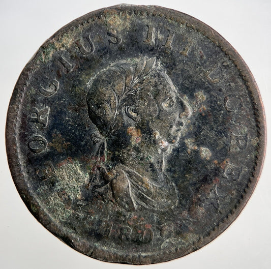 1806 George III Half-Penny | British Coin | Collectable Grade | a1803