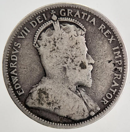 1904 Canada 25 Cents Silver Coin | Collectable Grade | a9799