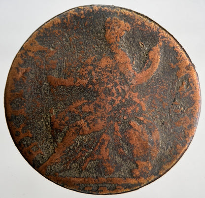 George III Half-Penny | British Coin | Worn Grade | a1810