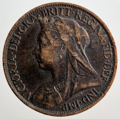 1899 Victoria British Farthing Coin | Collectable Grade