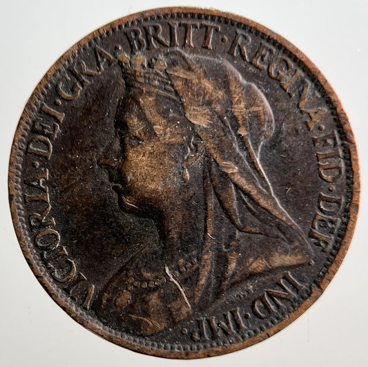 1899 Victoria British Farthing Coin | Collectable Grade