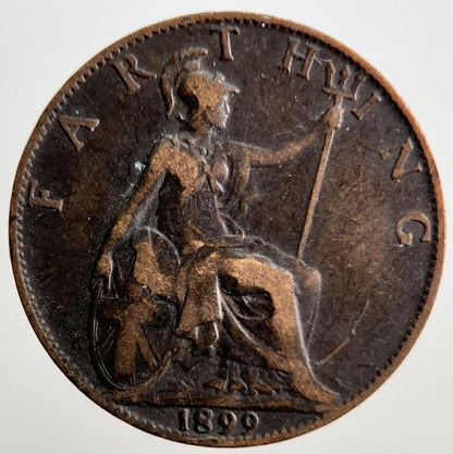 1899 Victoria British Farthing Coin | Collectable Grade