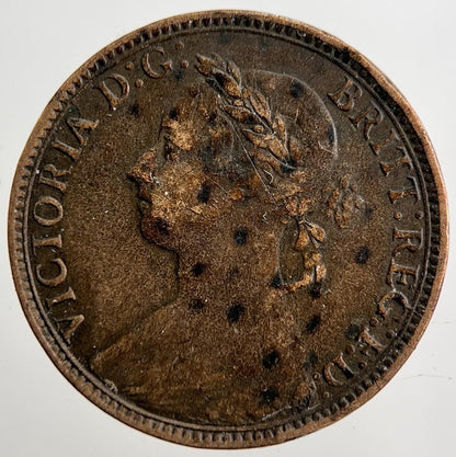 1881 Victoria British Farthing Coin | Collectable Grade