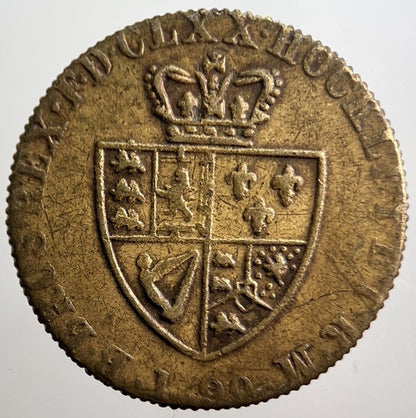 1790 George III British Good Old Days Gaming Token | Very High Grade | a1382