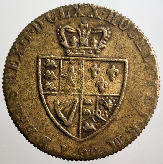 1790 George III British Good Old Days Gaming Token | Very High Grade | a1382