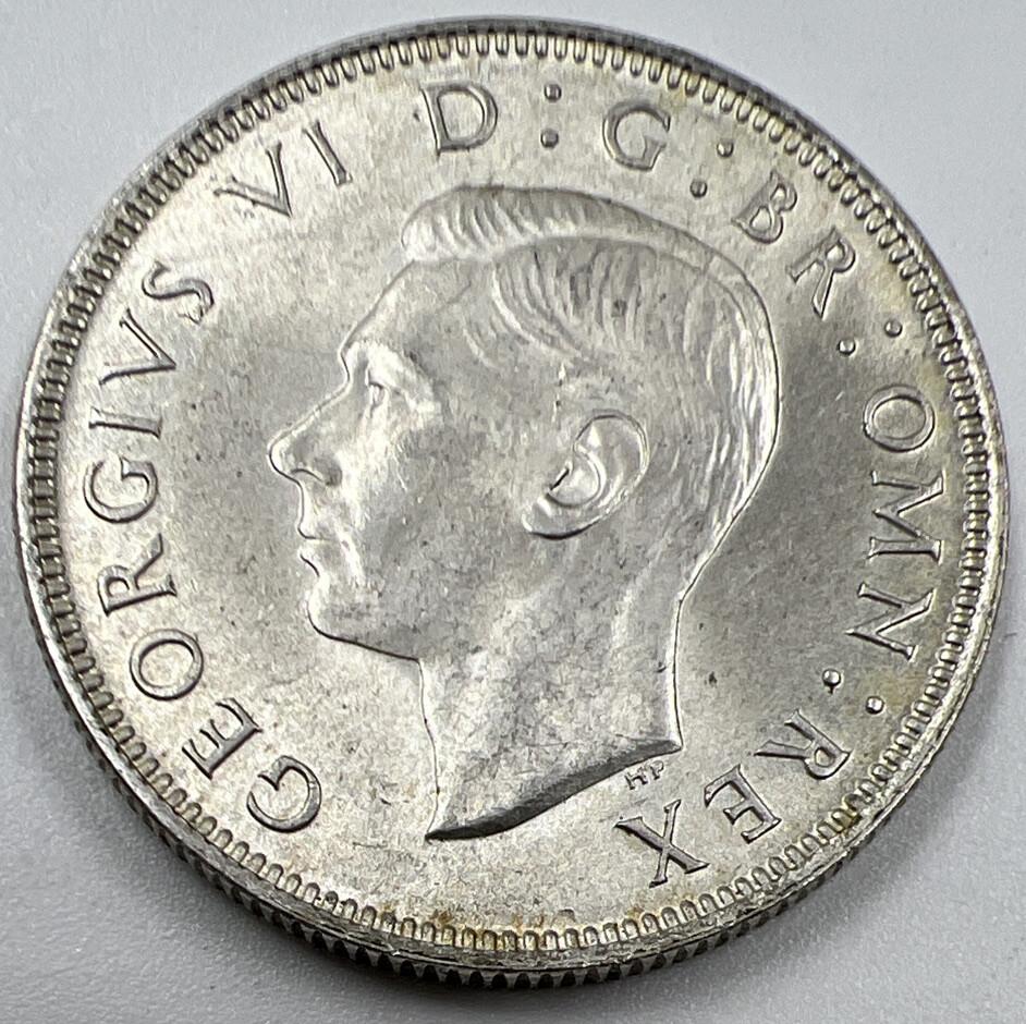 1944 George VI Florin | British Silver Coin | Very Fine Grade | a1063