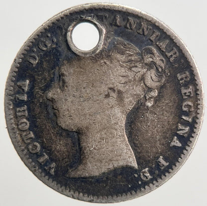 1854 Victoria Groat Four-Pence Silver Coin | Collectable Grade | a1593