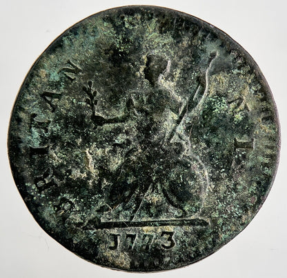 1773 George III Farthing Coin | Collectable Grade | a1746