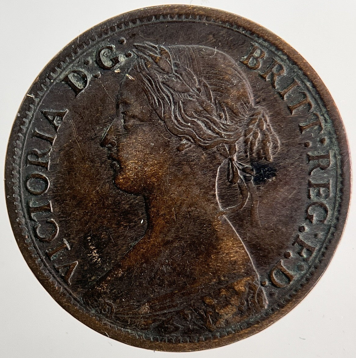 1866 Victoria Farthing Coin | Fine Collectable Grade | a9743