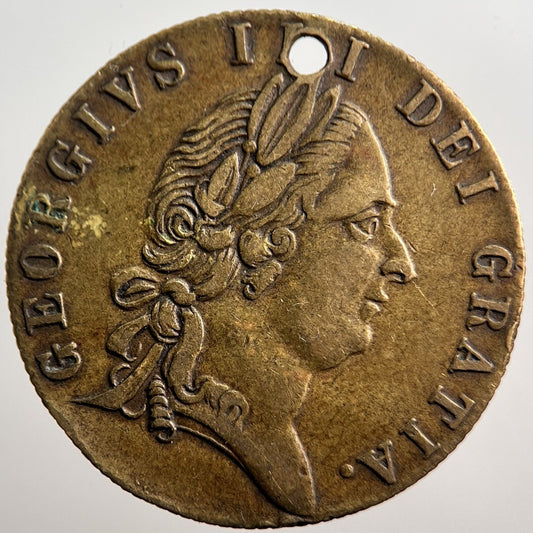 1790 George III British Good Old Days Gaming Token | Very High Grade | a1019