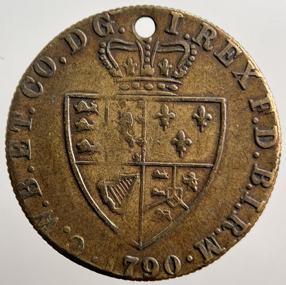 1790 George III British Good Old Days Gaming Token | Very High Grade | a1019