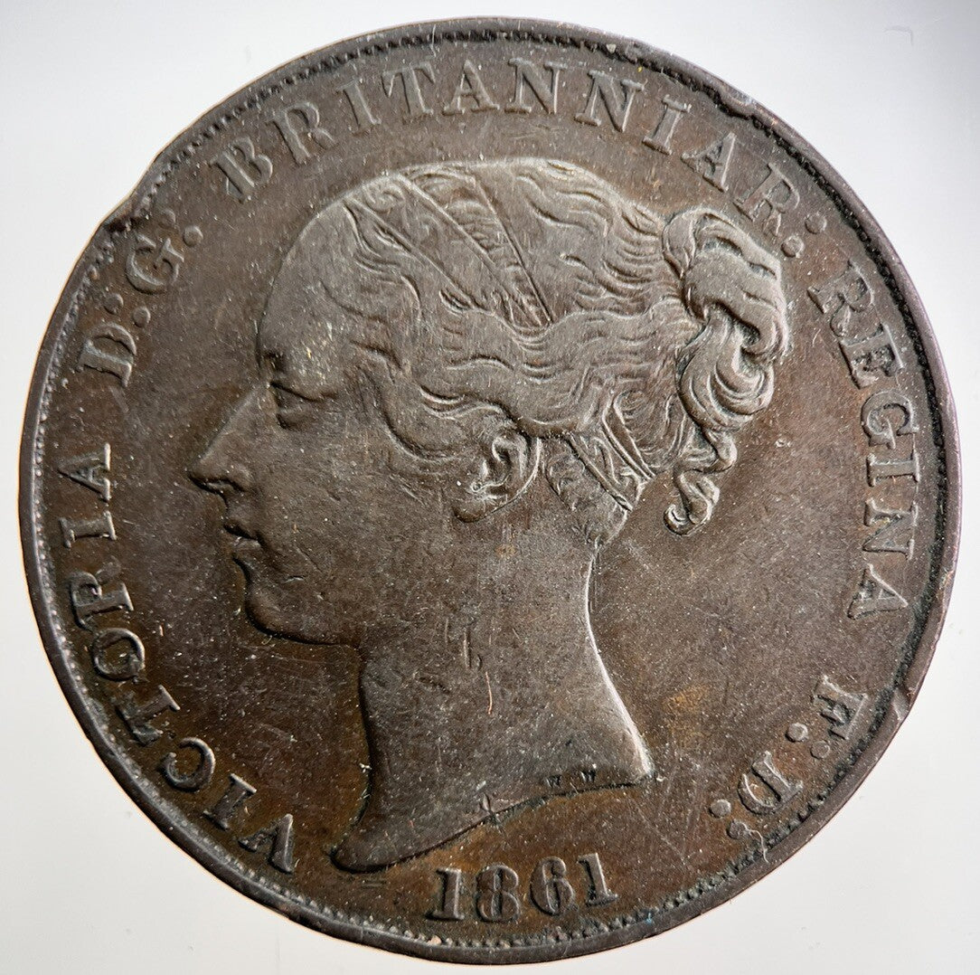 1861 Jersey 1/13th Shilling Penny Coin | Very High Grade