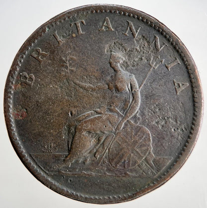 1807 George III Half-Penny | British Coin | Fine Collectable Grade | a1807